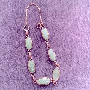 Green Oval Bracelet